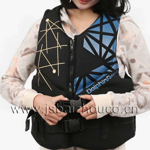 水上运动浮力背心 - JBY-1 - Jiangsu Baizhou Safety Technology Co,.ltd. - 男女通用 / 泡沫材料 / 蓝色