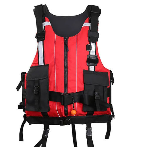 水上运动浮力背心 - PFD  - Jiangsu Baizhou Safety Technology Co,.ltd. - 男女通用 / 泡沫材料 / 红色
