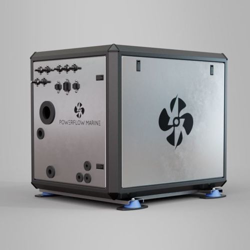 柴油发电机组 - Powerflow Marine - 船用 / 隔音 / 带电池充电控制器