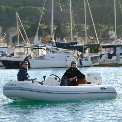 舷外充气艇 - JEETRIB JR-F-355-C - Polat Marine Boat Production Company - 半硬式 / 开放式 / 侧边控制台