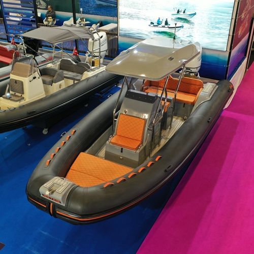 舷外充气艇 - JEETRIB JR-F-695-C - Polat Marine Boat Production Company - 半硬式 / 开放式 / 中央控制台