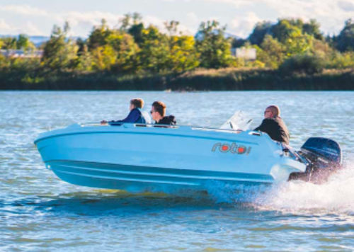 舷外敞开艇 - ROTO 450s - Roto Nautica - 中央控制台 / 钓鱼运动 / 用于救援