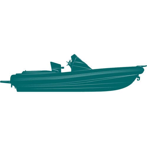 半硬式充气艇 - Breva 630 - Breva Marine - 舷外 / 开放式 / 中央控制台