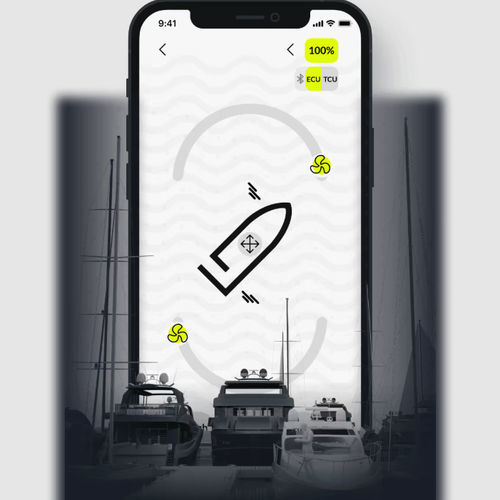 控制应用程序 - SMARTDOCK - Thitronik GmbH - 用于船只停靠 / 下锚 / 船用