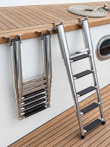 船用梯子 - GLM48 series - Compass Marine - 伸缩 / 折叠 / 登船