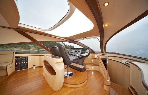游艇玻璃隔板 - Curved - AYDIN ACAR YACHT GLASS DENIZCILIK A.S. - 淬火 / 夹层