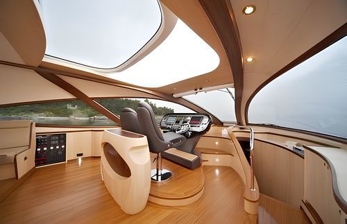 游艇玻璃隔板 - Curved - AYDIN ACAR YACHT GLASS DENIZCILIK A.S. - 淬火 / 夹层