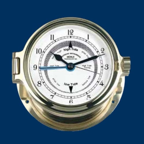 潮汐指示器钟 - MS-51-03-140-ME - Mühle-Glashütte GmbH nautische Instrumente und Feinmechanik