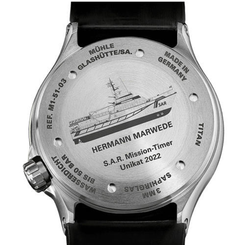 男式航海手表 - S.A.R. MISSION - Mühle-Glashütte GmbH nautische Instrumente und Feinmechanik