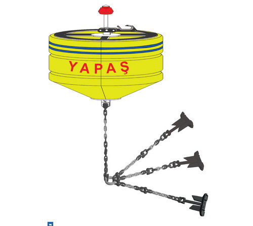 系泊浮标 - Yapas Chain and Forging Co. Ltd. - 聚乙烯