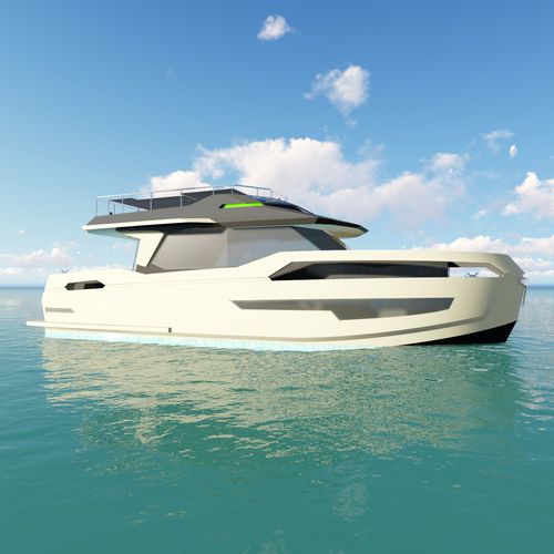 舷内快艇 - GreeNaval 47 - Naval Yachts - 混合动力 / 双引擎 / 飞桥