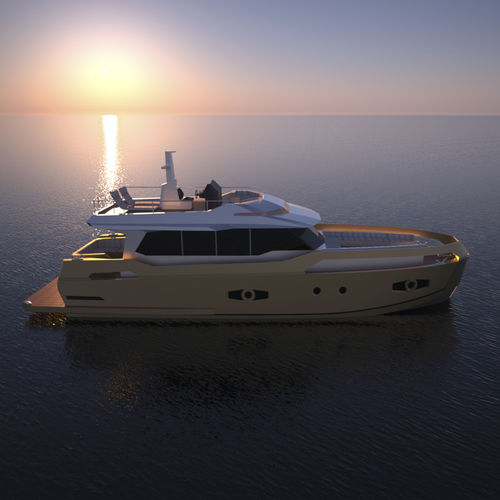 巡游机动游艇 - GreeNaval 60 - Naval Yachts - 拖网渔船 / 飞桥 / 混合动力