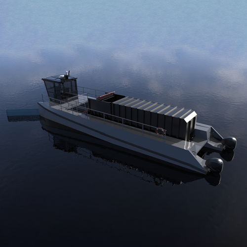 特殊运输船 - 3000 - 2000 OCEAN CLEANER - ARESA SHIPYARD - 油回收 / 双体船 / 铝制