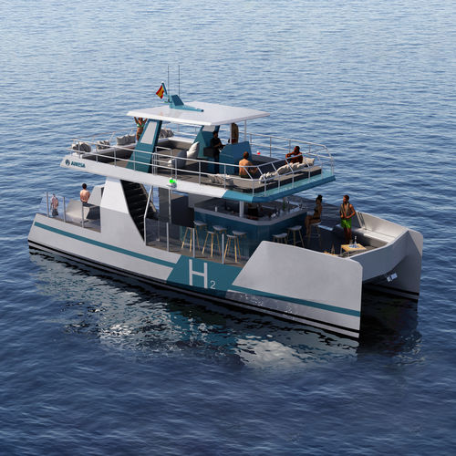 客船专业船 - 1500 H2 CATA - ARESA SHIPYARD - 双体船 / 电动 / GRP