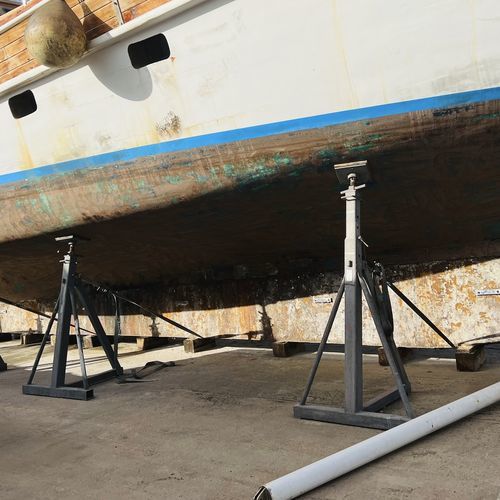 摩托艇船架 - CIF Ton.20 o Ton.30 o Ton.50 h. 18/30 - Naval Tecno Sud - 帆船 / 倾斜固定支架