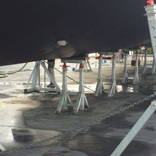摩托艇船支架 - TAR2T 40 h. 16/24 - Naval Tecno Sud - 可调节 / 用于龙骨 / 镀锌