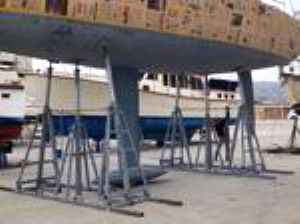 帆船船架 - MBV Ton. 10 - Naval Tecno Sud - 可调节倾斜度 / 可运输