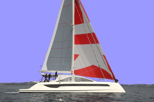 双体船帆船游艇 - Class 6 - O-Yachts - 巡游 / 3舱 / 尾部开放式
