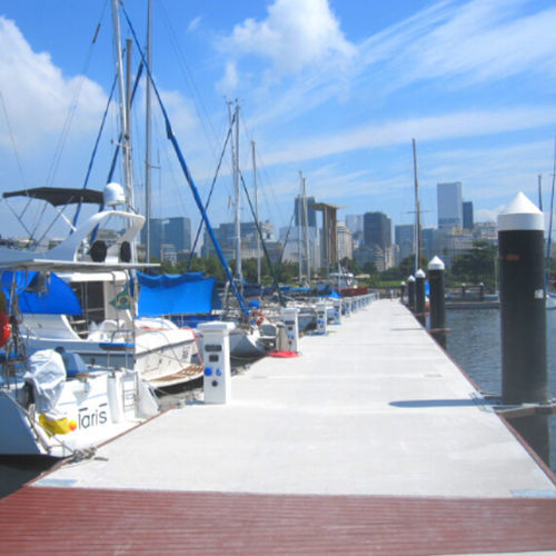 浮桥 - PFC 4012 - Lindley Marinas - 系泊 / 用于海港 / 用于港口