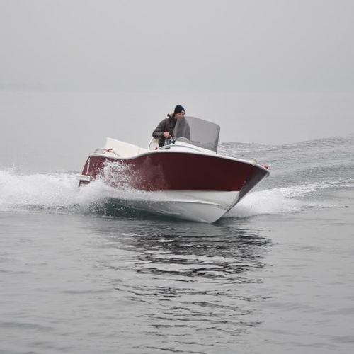 舷外敞开艇 - Akes 19  - NAUTICA CANCELLI CESARE - 中央控制台 / 铝制 / 最多容纳 6 人