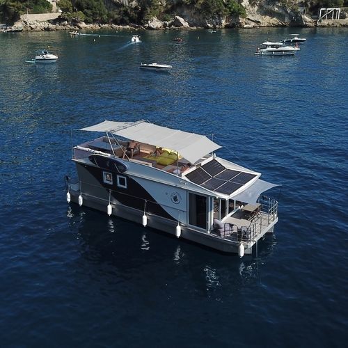 双体船船屋 - 47 - HOUSEBOAT - 舷外 / 铝制 / HDPE