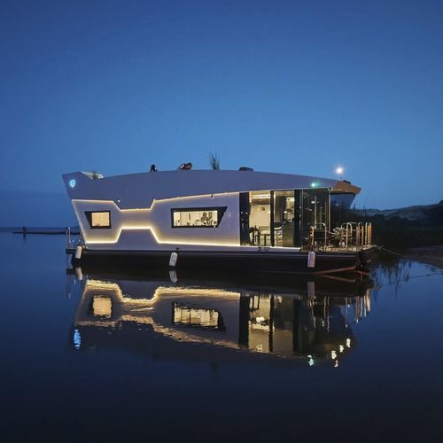 多体船船屋 - Nordic43 / Evo37 - HOUSEBOAT - 舷外 / 双引擎 / 玻璃纤维