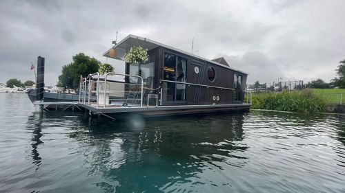 双体船船屋 - Nordic36 / Eco23 - HOUSEBOAT - 舷外 / 双露台甲板 / 铝制