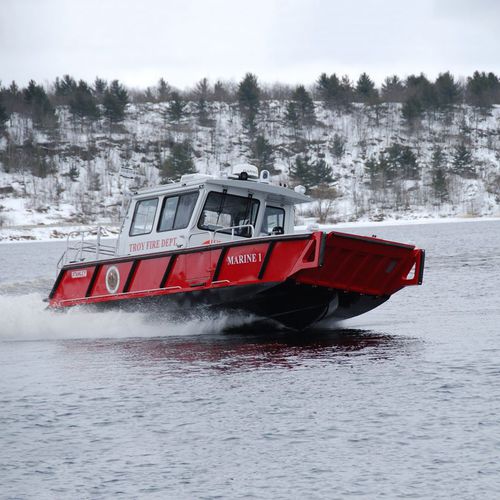 消防船专业船 - 32’ Bullnose - Stanley Aluminum Boats - 舷外