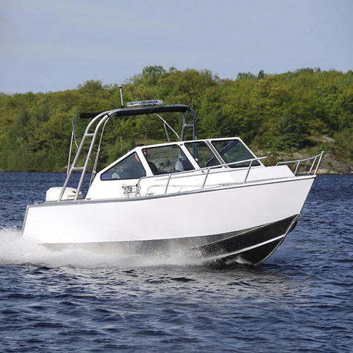 巡逻艇专业船 - 22’ Raised Deck - Stanley Aluminum Boats - 舷外