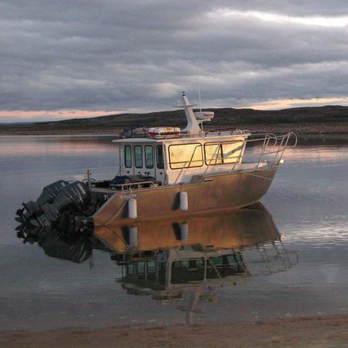 巡逻艇专业船 - 27’ Hard Top - Stanley Aluminum Boats - 舷外