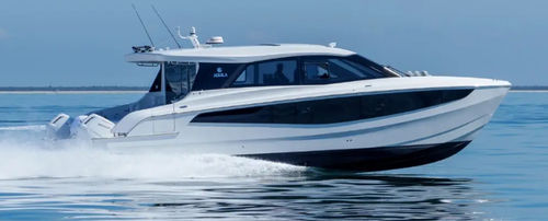 双体快艇 - 46 Coupe - AQUILA POWER CATAMARANS - 舷外 / 硬顶 / 运动