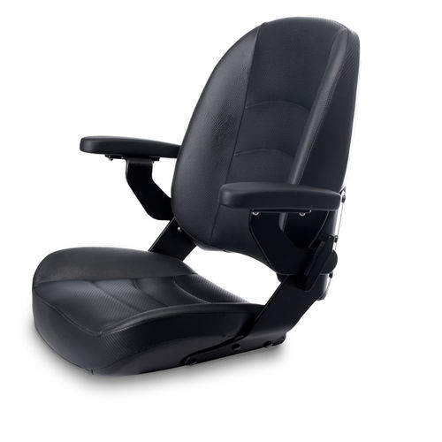 船用座椅 - COMMANDER BLACK - Shockwave Seats - 带扶手 / 单人 / 黑色