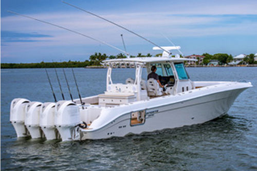 舷外敞开艇 - 4200 Siesta - HydraSports Custom Boats - 四引擎 / 近海 / 钓鱼运动