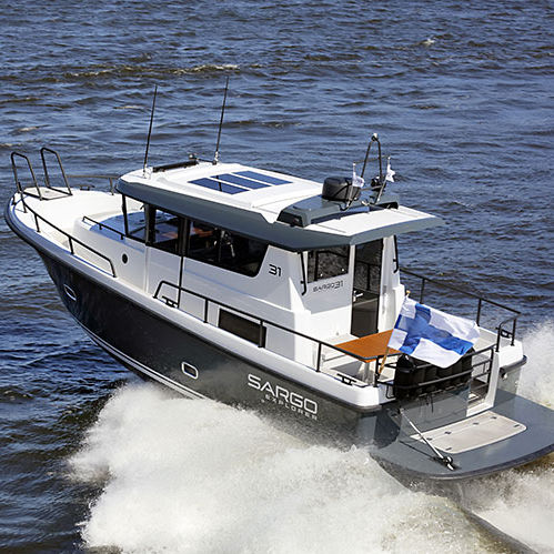 舷内快艇 - 31 Aft Door - SARGO BOATS / Sarins Batar Oy Ab - 双引擎 / 硬顶 / 2舱