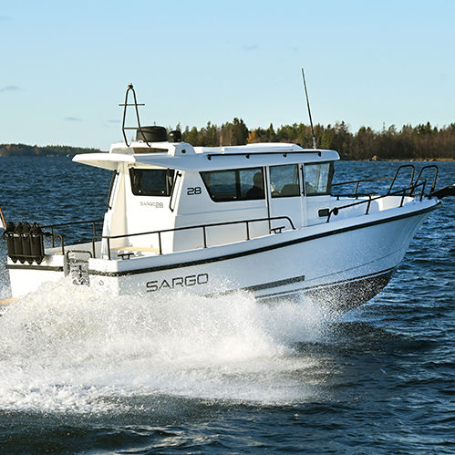 舷内舱房游艇 - 28  - SARGO BOATS / Sarins Batar Oy Ab - 舵手室 / 2舱 / 双铺位