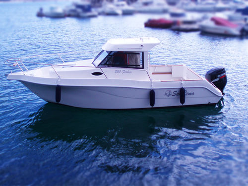 舷外舱房游艇 - 750 Fisher Pro - San Remo Boats - 硬顶 / 钓鱼运动 / 双铺位