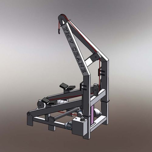 船舶吊艇架 - A-FRAME - YMV CRANE AND WINCH SYSTEMS - 液压