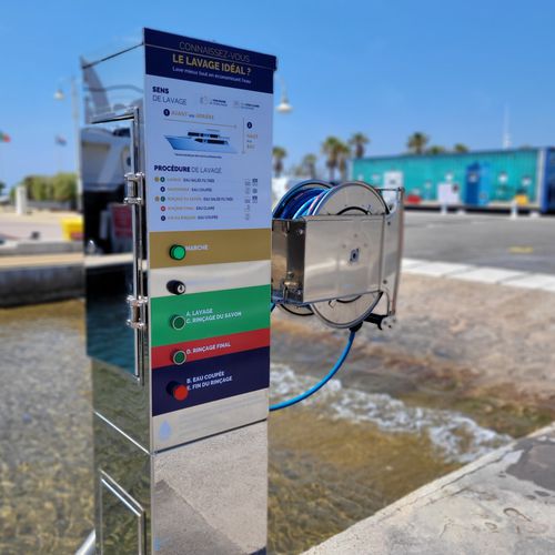 高压清洁机海水淡化器材 - Fixed Ecostation - AZURETREND | ECOTANK | EMERGENSEA | MONAWA - 固定 / 淡水冲洗 / 盐水洗涤
