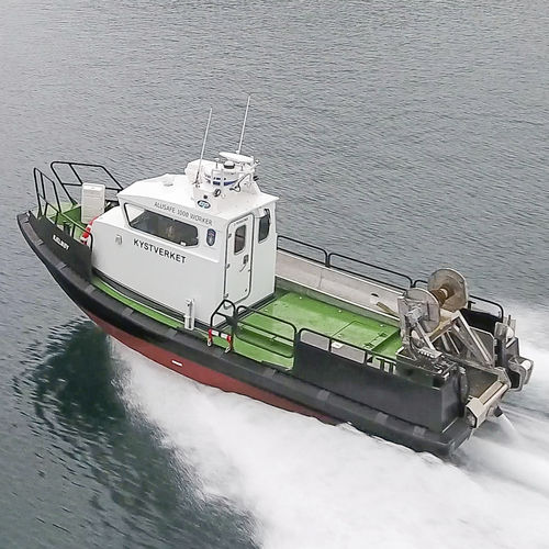作业船专业船 - ALUSAFE 1000 WORK - Maritime Partner AS - 舷内喷水式推进器 / 铝制 / 半硬式