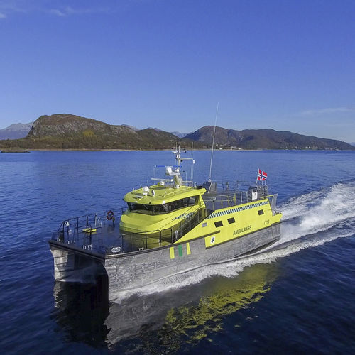 救护船专业船 - ALUSAFE CAT 21 - Maritime Partner AS - 双体船 / 舷内喷水式推进器 / 铝制