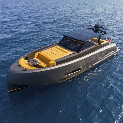 舷内快艇 - 45 - Vanquish Yachts - 双引擎 / 排水船体 / 开放式