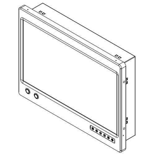船用显示器 - TIM-W173SK - Tetradyne Co., Ltd - 船舶 / 用于游艇 / 多功能