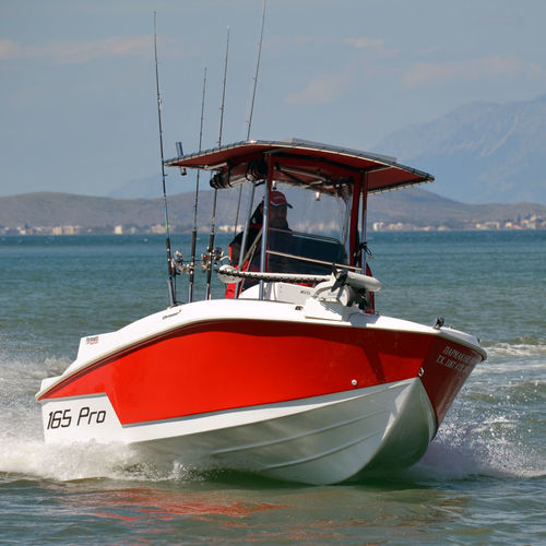 舷外敞开艇 - 165Pro - Compass Boats - 中央控制台 / 钓鱼运动 / 最多容纳 6 人