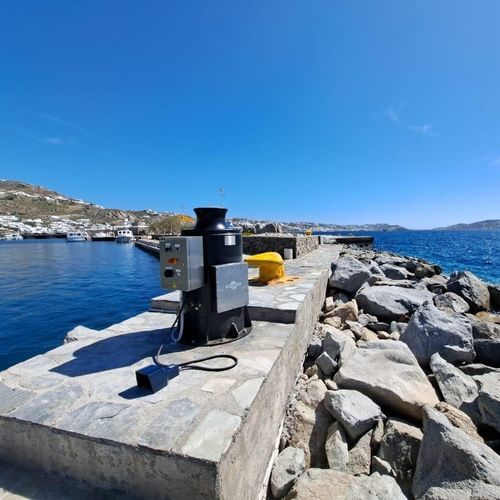 船舶立式绞盘 - Straatman Mooring Systems - 港口 / 电动
