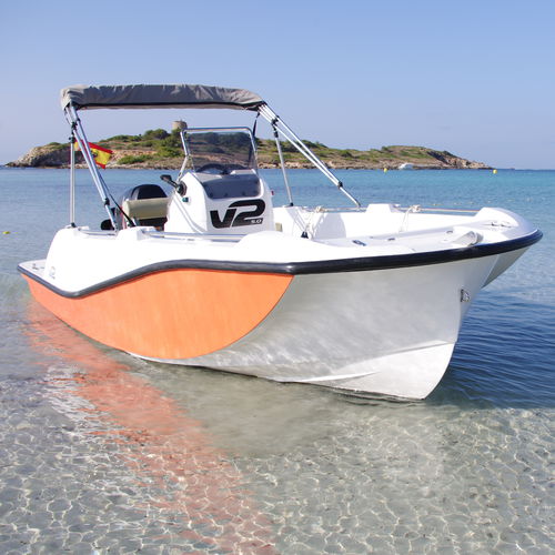 舷外敞开艇 - 5.0  - V2 Boats - 中央控制台 / 滑水 / 运动