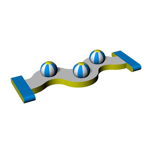跑道水上玩具 - BALL OBSTACLE - Hydrofun LTD - 用于水上乐园 / 充气式