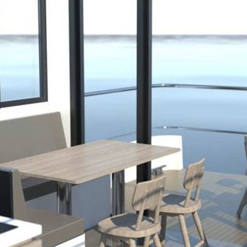 舷外船屋 - Homeboat 11.0 - SUN CONCEPT - 电太阳能 / 双引擎 / 飞桥