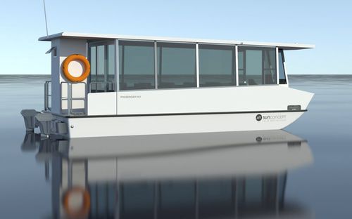 客船专业船 - RO 9.0 CABINED - SUN CONCEPT - 舷外 / 电动 / 玻璃纤维
