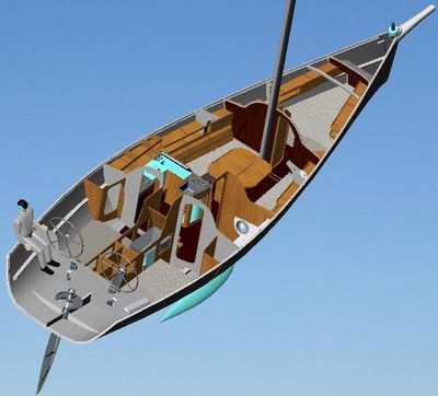 快速巡游帆船 - Elf-1238 - Uniworkboats SIA - 3舱 / 2舱 / 补助帆桁