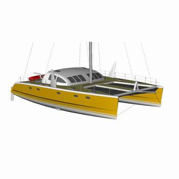 双体帆船 - ST-15000 Sun Dream - Uniworkboats SIA - 快速巡游 / 4舱 / 封闭式驾驶舱